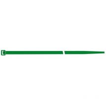 Sapiselco - Collier de serrage en nylon vert 100x2.5mm a100pcs