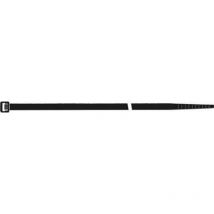 Colliers nylon noir 280x4,5mm 100 pièces Sapiselco 1 pcs