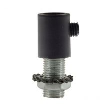 Creative Cables - Serracavo cilindrico in plastica completo di tige, dado e rondella