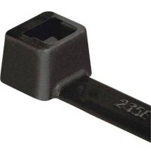 HellermannTyton 111-02110 T18L-PA66-BK Serre-câble 203.20 mm 2.50 mm 100 pc(s)