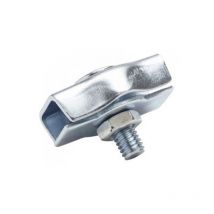 Chaubeyre - Serre-câble plat 1 boulon acier zingué d 6mm 8360244