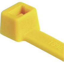 Hellermanntyton - 111-03006 T30R-PA66-YE Serre-câble 150 mm 3.50 mm jaune résistant aux intempéries 100 pc(s)