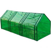 Serre de jardin 240 x 90 x 90 cm jardinage plastique