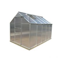 Serre jardin structure Alu couverture polycarbonate 4 mm surface 6,03 m2 - SR1931J - Habrita