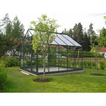 Serre verre - 7,42 m2 'Sekurit' grise - Chalet&jardin