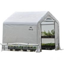 ShelterLogic serre en film plastique 3,24 m² blanc 180x180 cm