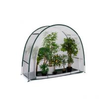 Serre d'hivernage demi lune 200 x 80 x 170 cm balcon et terrasse