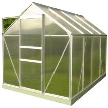Chalet&jardin - Serre Jardin Polycarbonate - diamant 46 - 2,28M² - gris