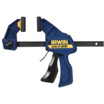 Irwin – Pince à changement rapide 900 mm – Serre-joint – Longueur : 91 cm, Capacité de serrage : 135 kg, Couleur : Noir, bleu, jaune