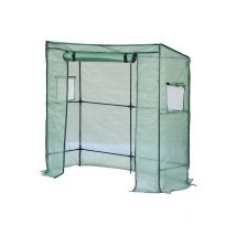 Jany France - Serre souple à tomates + maison pe 140 gr/m² - L.198 x P.78 x H.200 cm - Fabriqué en France Jany