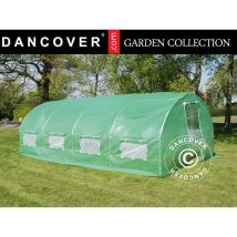Serre Tunnel 3x8x2m, 24m², Vert
