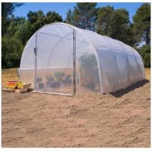 Serre tunnel ÉCO-18 larg 3 m x 6 m, Aération Latérale 1