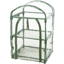 Serre Wellhome 2 étages avec structure en métal 50x45x84cm