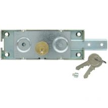 Serratura lato destro per serranda - Catenaccio 1 Mandata - Scatola 156x56 mm - 5301