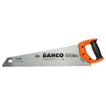 Serrucho carpintero 47,5x12cm y 0,75mm de grosor fabricado en acero con mango de plástico