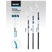 Bikain - Serrucho telescopico oval dentado japones y gancho de 1,70 m