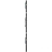 Metalux Sas - Serrure 3 points 92MTX metalux pêne basculant 1/2 tour U7/36 mm - Sans gâche - F1U7360200