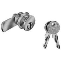 Serrure à came cylindrique n° 2931 – Cylindre en laiton – Verrouillage 90° – Compatible armoires métalliques
