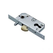 Communello - Serrure à larder à cylindre européen et crochet 223 pour porte à coulisse - axe à 30 mm