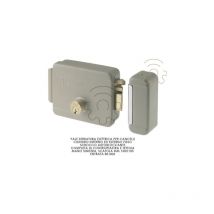 Assa Abloy - Serrure a lectrique Yale pour portails a gauche entrA e 130 x 105 mm Loquet autobloquant a cylindre intA rieur et extA rieur 80 mm avec