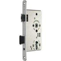 Serrure a mortaise 8/55/ 72mm pzw din r 24mm rd.Ni