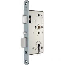 Serrure à mortaise anti-panique Ser.20 apk Fkt.E rd 24/65/72/9mm din gauche.Acier inoxydable autobloquant. SSF