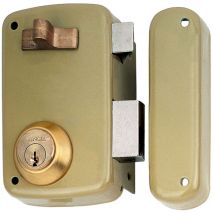 CERRADURA SOBREPONER CON CILINDRO 5056A ENTRADA 60mm. MANO DERECHA 95056AHE60D LINCE