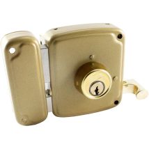 Serrure monopoint en applique UCEM – 4125-hb/10/gauche – 850 g – 70 mm x 100 mm x 170 mm – 3 clés Serreta