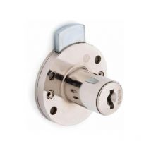 Serrure à plaquer - Décor : Nickelé Ojmar