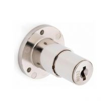 Serrure à poussoir - Sens : Tiroir - Décor : Nickelé Ojmar