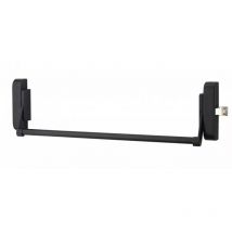 Thirard - Serrure anti-panique U-Cross pour porte d'entrée 1150mm max, 1 pts latéral réversible, noir