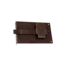 Serratura antichizzata art 39012 in ferro a redosso entrata 80 mm