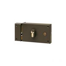 Serrure En Applique 7415 Pour Cyl Profil Europeen -HORIZONTALE - Tirag E - Droite