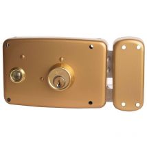 Serrure applique horizontale a fouillot 9mm tirant Droit Ucem 4125SF