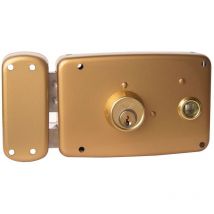 Serrure applique horizontale a fouillot 9mm tirant Gauche Ucem 4125SF
