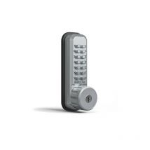 Serrure à code UNICODE Série 2200CS Argent 152 mm Brossé 51 Pêne dormant
