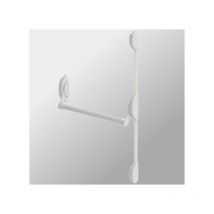 DOM - Serrure barre antipanique Cross Bar 2 Points Haut Bas Metalux Couleur - Blanc, Dimension - 950 mm
