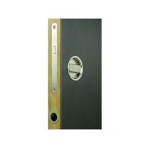 Serrure + cuvette pour porte coulissante condt - Fonction : CONDT - Rosace : rond - DESIGN-MAT