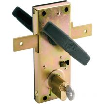 Serrure CVL 11b/m avec poignée pour portes basculantes