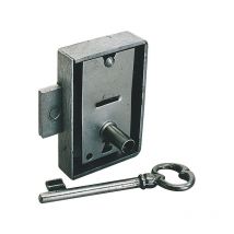 Serrure d'armoire - Axe : 50 mm - Sens : Droite - Largeur : 75 mm Itar