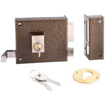 Serrure 125-A/1 – Cylindre de serrure – Taille Droite / A 100-B 60 mm – Pêne demi-tour – CVL