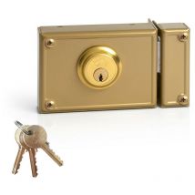 JIS - Serrure en applique, clé droite uniquement 11-12d