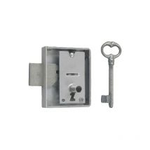 Serrure encloisonnée 305 largeur 60mm axe 35mm droite fer limé 1 clé - DEVISMES - 3305335