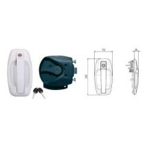 FAP - Serrure de porte blanche complète star pro tek