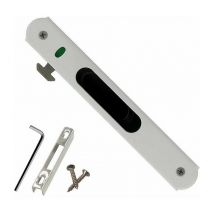 BSR - Serrure de porte coulissante - Garnitures de quincaillerie de verrouillage simple de fenêtre de porte coulissante en acier inoxydable de ménage
