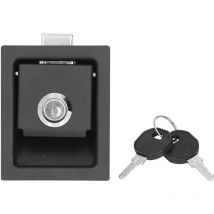 Serrure de porte de générateur camping-car en alliage de zinc, avec 2 clés, pour yacht et maison.