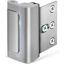 Dazzler - Serrure de porte de sécurité à domicile argentée avec 8 vis avec verrouillage renforcé de bloc de 3 pouces Mise à niveau de la serrure de