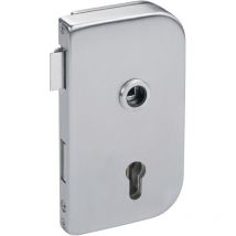 Hermat - Serrure de porte en verre 6033 pz r- Roma va ma pz din re.