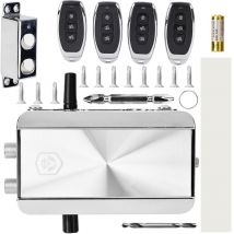 Prenfle - Jeffergarden Serrure de télécommande en acier inoxydable antirouille argentée, pour le bureau à domicile