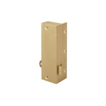 Metalux - Serrure simple empênage N.7 sans ressort Jaune/Doré 30 mm Gauche Bronze Sans 158 30 mm Pêne d